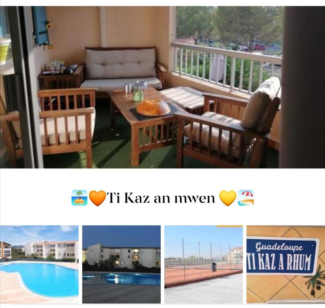 Appartement Au Lagon Bleu A Frejus, Garage, Tennis & Piscine 1200 M2 Bagian luar foto